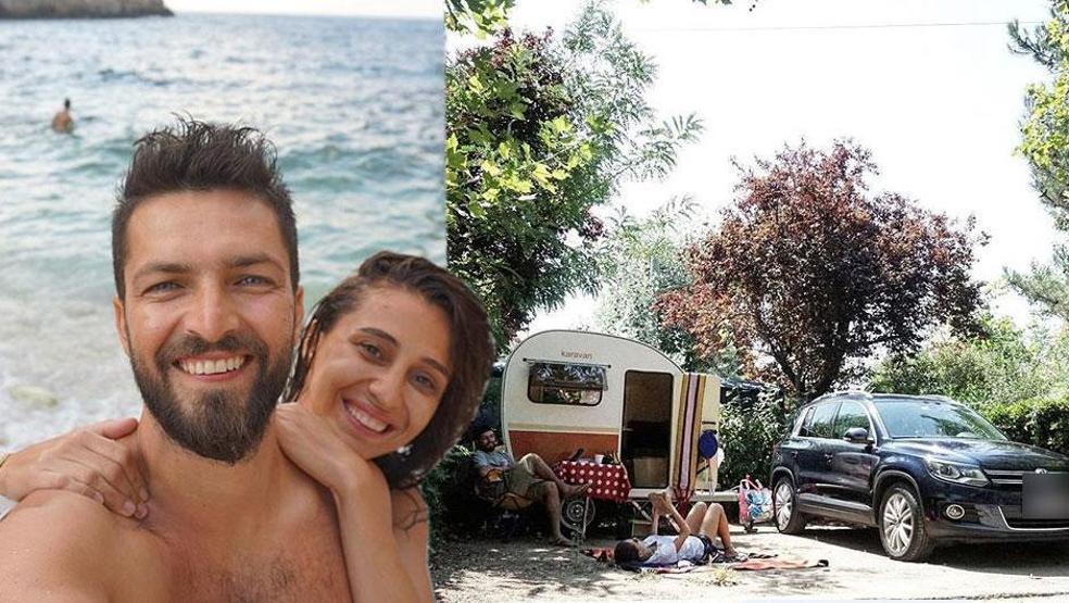 İlker Kızmaz eşi ile tatilde
