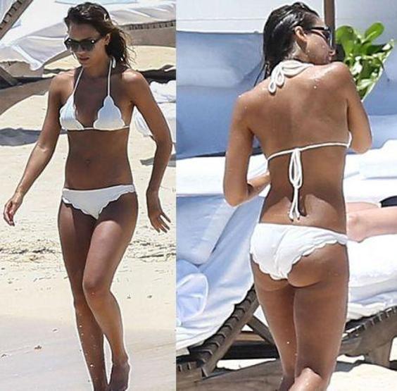 Jessica Alba tatilin tadını çıkardı