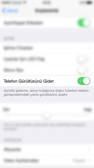 iPhonenun gürültü engelleme özelliği nasıl açılır