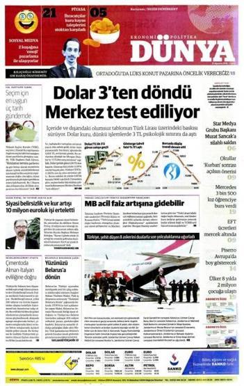 Gazete manşetleri (21.08.2015)