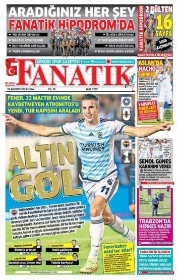 Gazete manşetleri (21.08.2015)