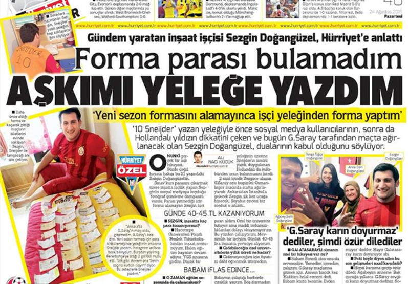 Sneijder, Sezgin Doğangüzel ile buluştu