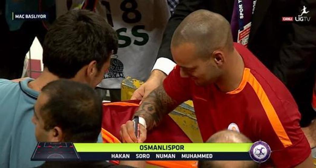 Sneijder, Sezgin Doğangüzel ile buluştu