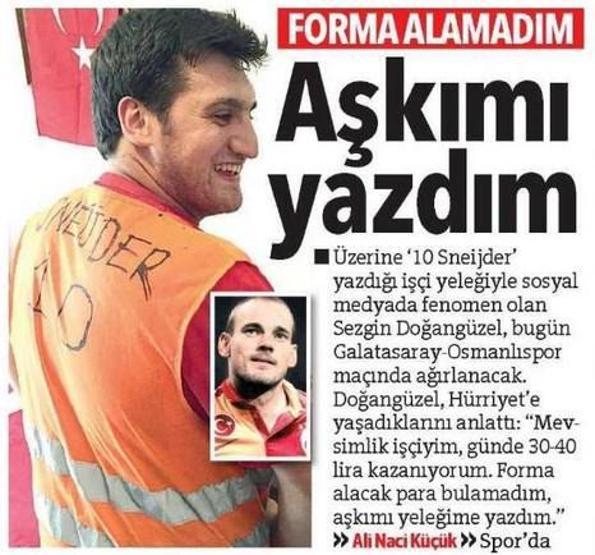 Sneijder, Sezgin Doğangüzel ile buluştu