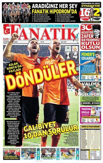Gazete manşetleri (30.08.2015)