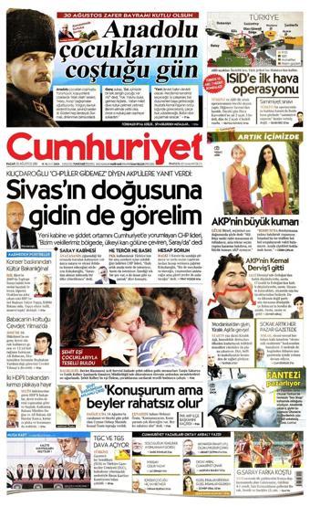 Gazete manşetleri (30.08.2015)