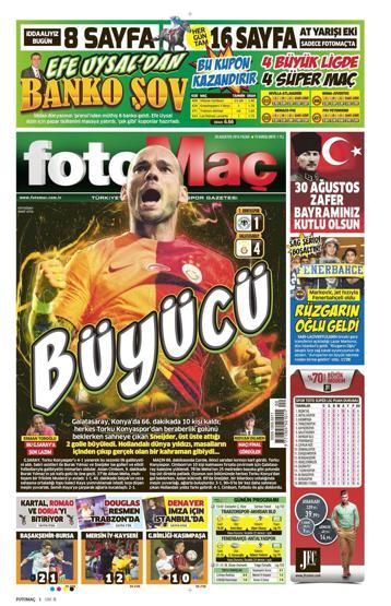 Gazete manşetleri (30.08.2015)
