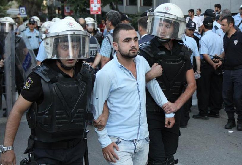 Samsunda Barış Bloku yürüyüşünde gerginlik