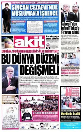 Gazete manşetleri (4 Eylül 2015)