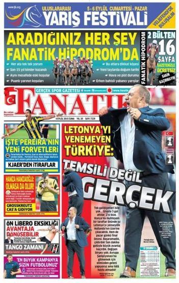 Gazete manşetleri (4 Eylül 2015)