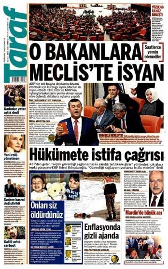Gazete manşetleri (4 Eylül 2015)