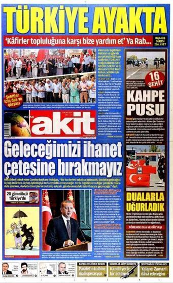 Gazete manşetleri (9 Eylül 2015)