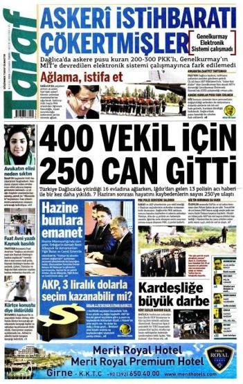 Gazete manşetleri (9 Eylül 2015)