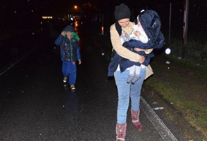Yeniden yürüyüşe geçtiler