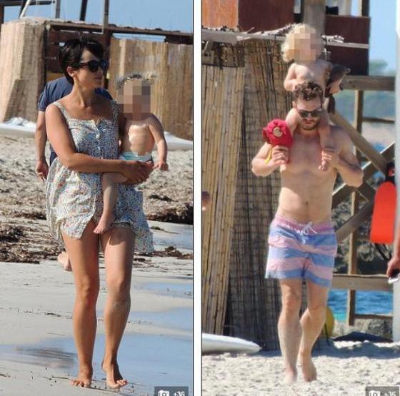 Jamie Dornan tatilde