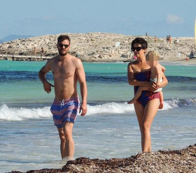 Jamie Dornan tatilde