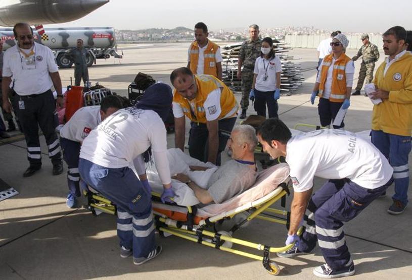 Yaralı hacılar böyle getirildi