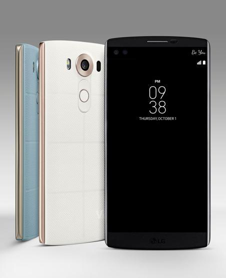 LGden çift ön kameralı iki ekranlı telefon: V10