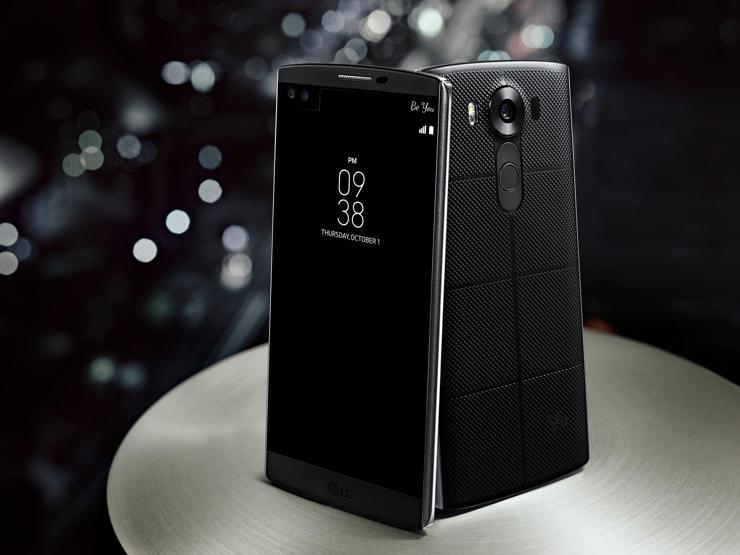 LGden çift ön kameralı iki ekranlı telefon: V10