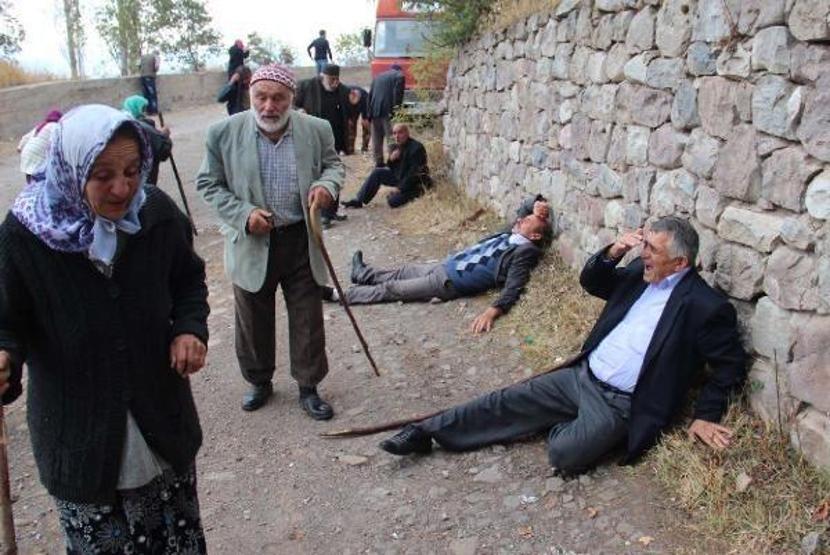 Suyu vermek istemeyen köylülere sert müdahale