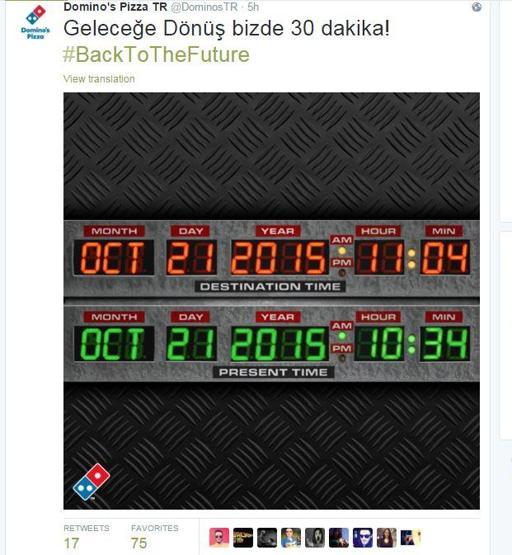 Geleceğe Dönüş Gününü markalar da fırsata çevirdi
