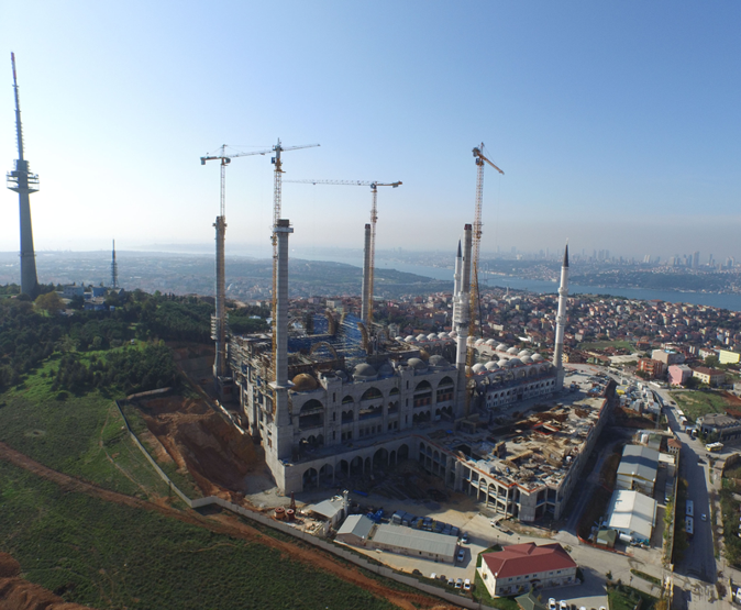 Çamlıca Camisi inşaatında son durum