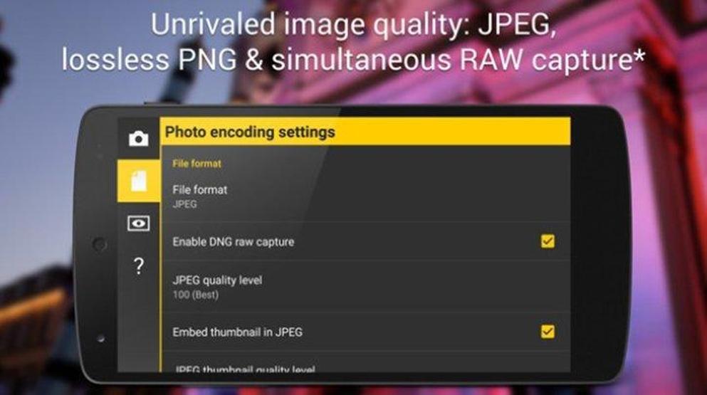 RAW fotoğraf çekmenizi sağlayan uygulamalar