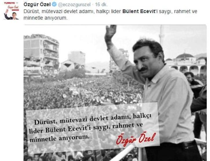 Ölümünün 9. yılında Ecevit unutulmadı