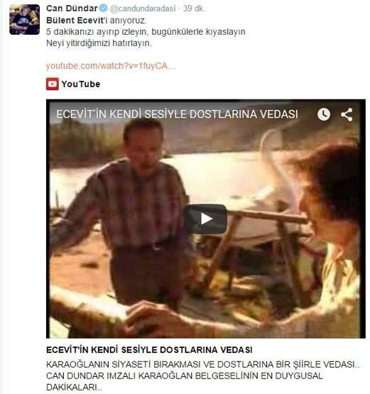 Ölümünün 9. yılında Ecevit unutulmadı