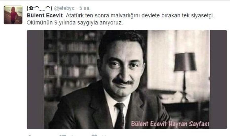Ölümünün 9. yılında Ecevit unutulmadı