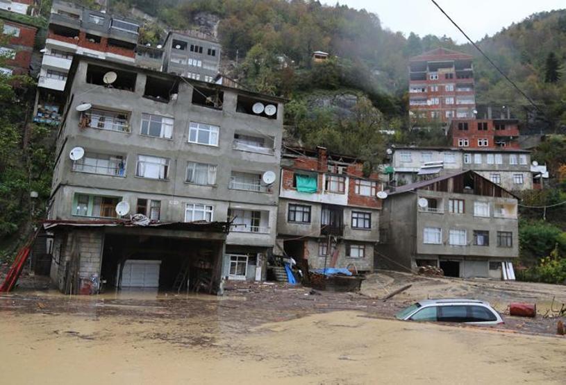 Artvinde felaketin fotoğrafları