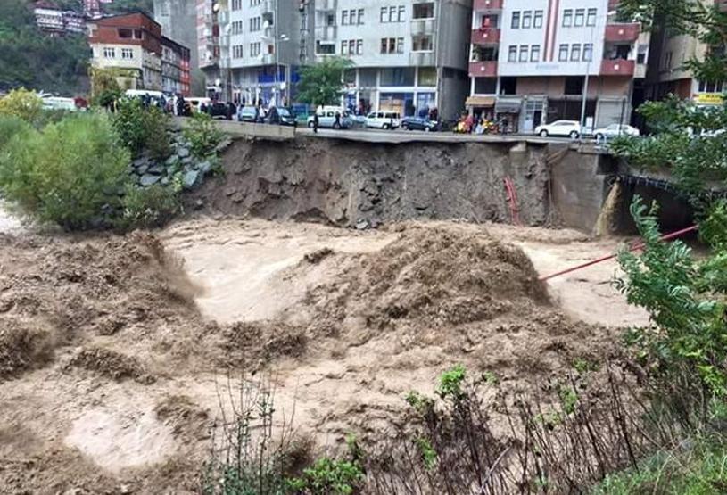 Artvinde felaketin fotoğrafları