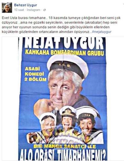 Behzat Uygur: 18 Kasımda turneye çıktığından beri seni çok özlüyoruz