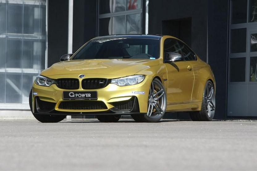 BMW M4 hızlandı