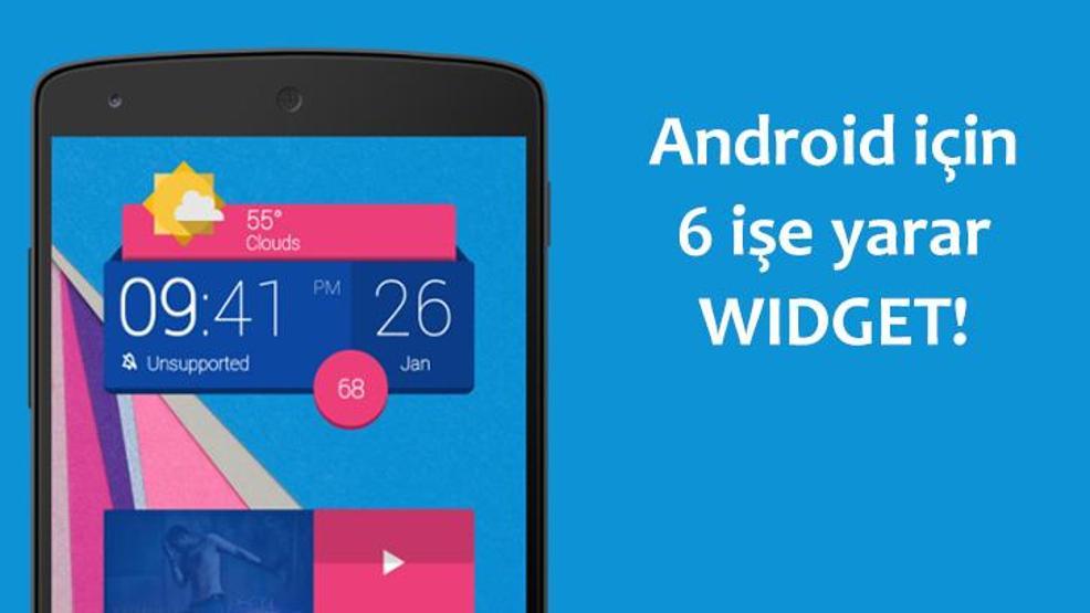 En iyi Widget’lar