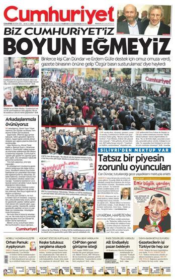 Gazete manşetleri (28.11.2015)