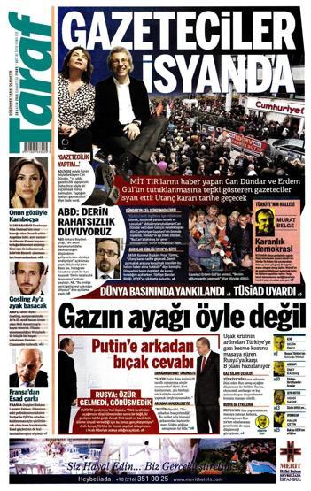 Gazete manşetleri (28.11.2015)