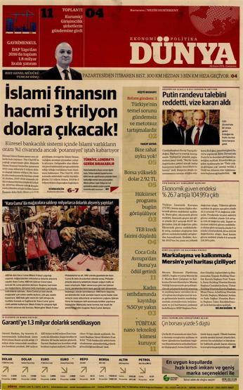 Gazete manşetleri (28.11.2015)