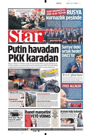 Gazete manşetleri (28.11.2015)