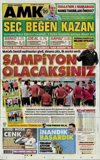 Gazete manşetleri (28.11.2015)