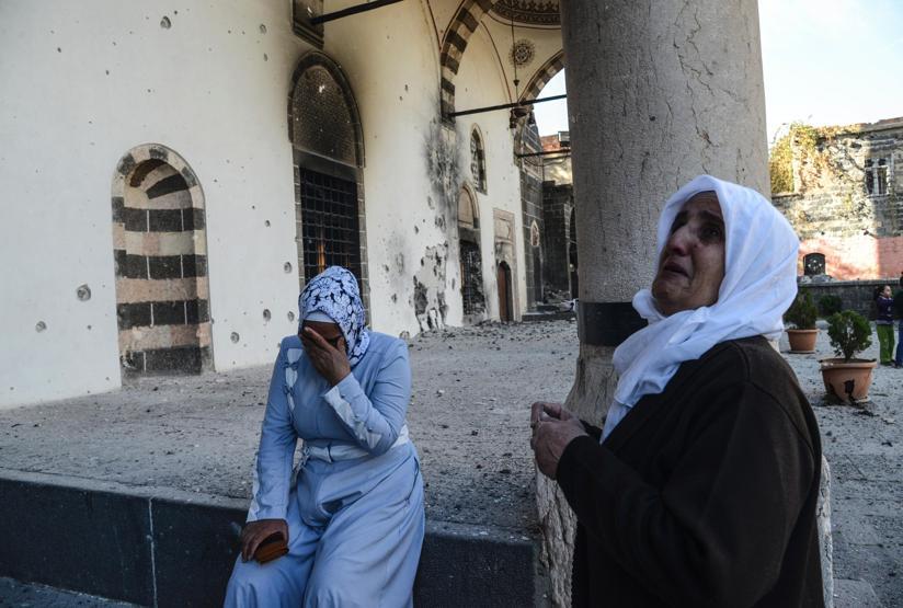 İşte sokağa çıkma yasağının ardından Diyarbakırın Sur ilçesi