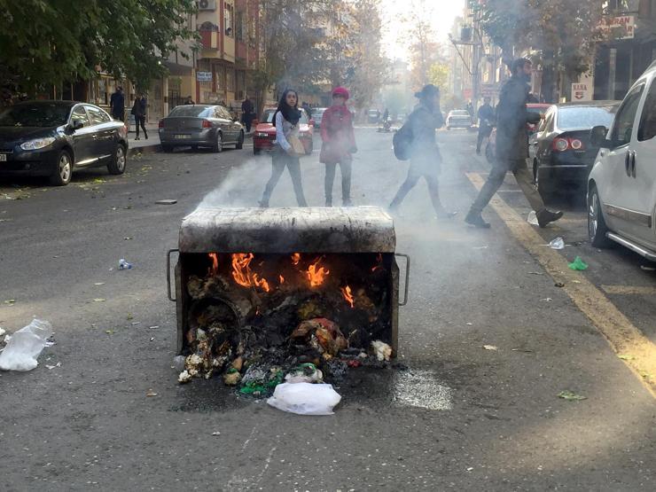 Diyarbakırdaki HDP yürüyüşünde olaylar çıktı