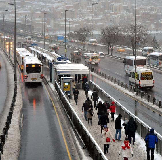 İstanbulda kar esareti