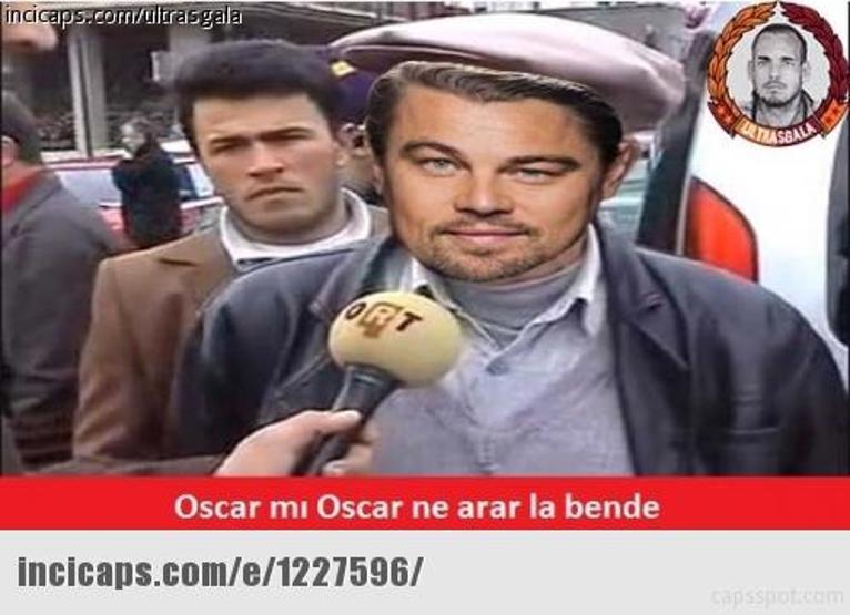 Leonardo DiCaprioya Oscar yok capsleri