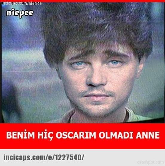 Leonardo DiCaprioya Oscar yok capsleri