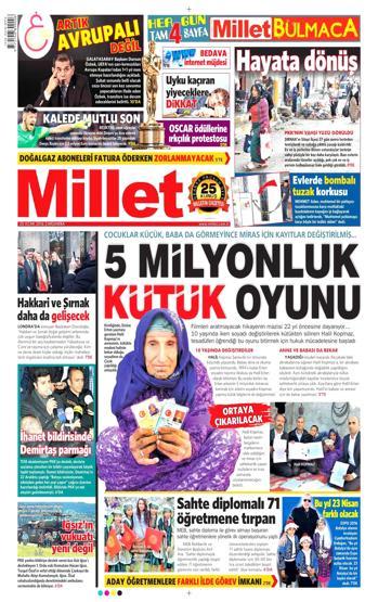Gazete manşetleri (20 Ocak 2016)
