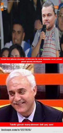 Leonardo DiCaprioya Oscar yok capsleri
