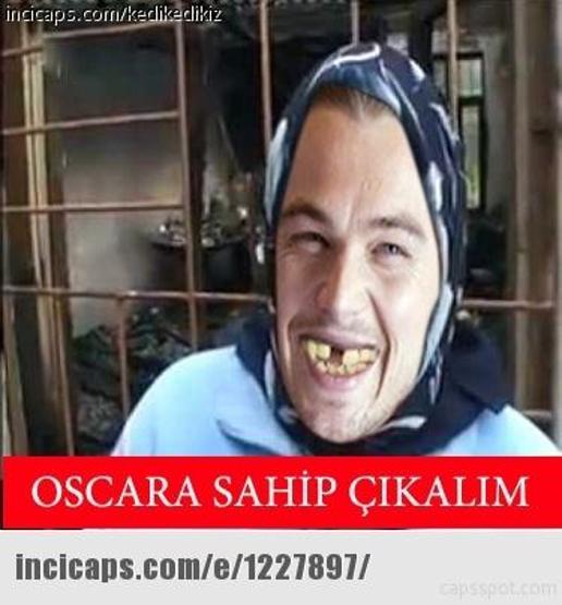 Leonardo DiCaprioya Oscar yok capsleri