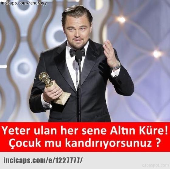 Leonardo DiCaprioya Oscar yok capsleri