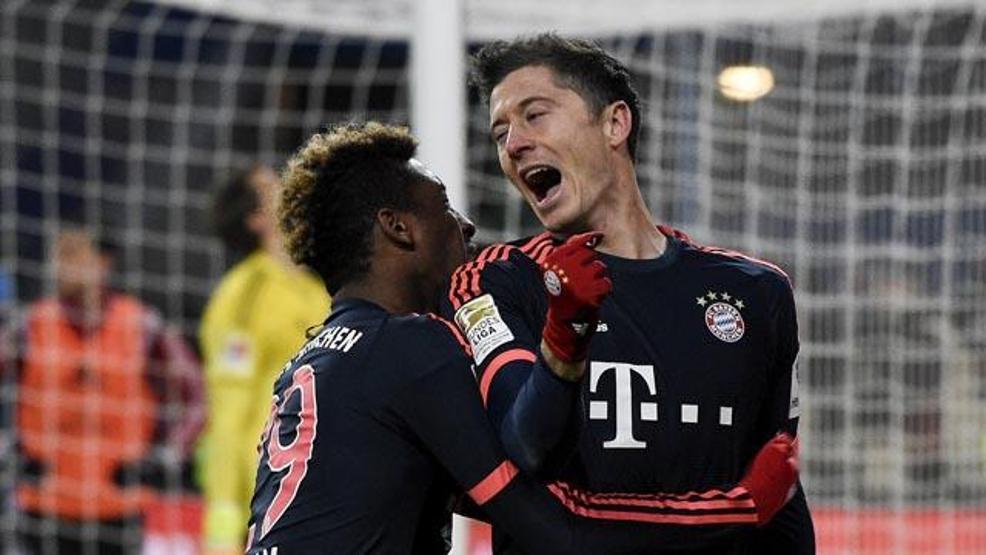 Lewandowski bu kez Bayern Münihe gol attı